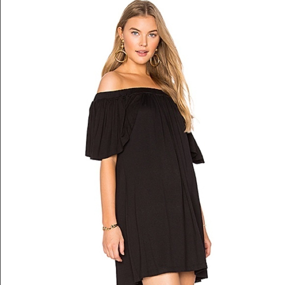 De Lacy Los Angeles Marley black modal dress